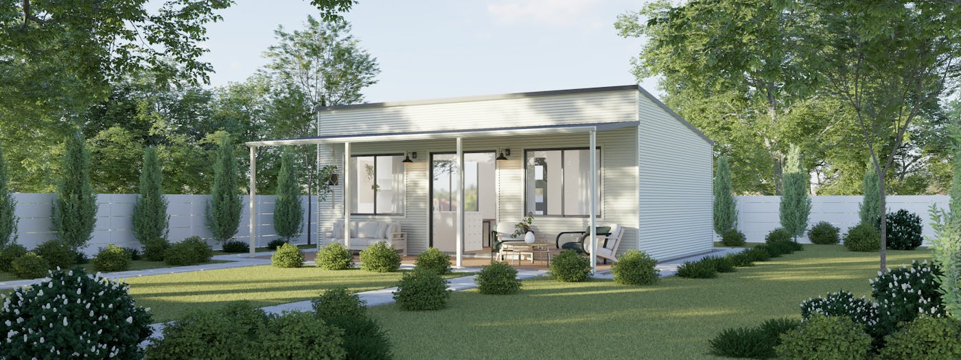 Kit-Home-Images The-Cabin-50 The-Cabin-50-Exterior-Skillion-Wideview
